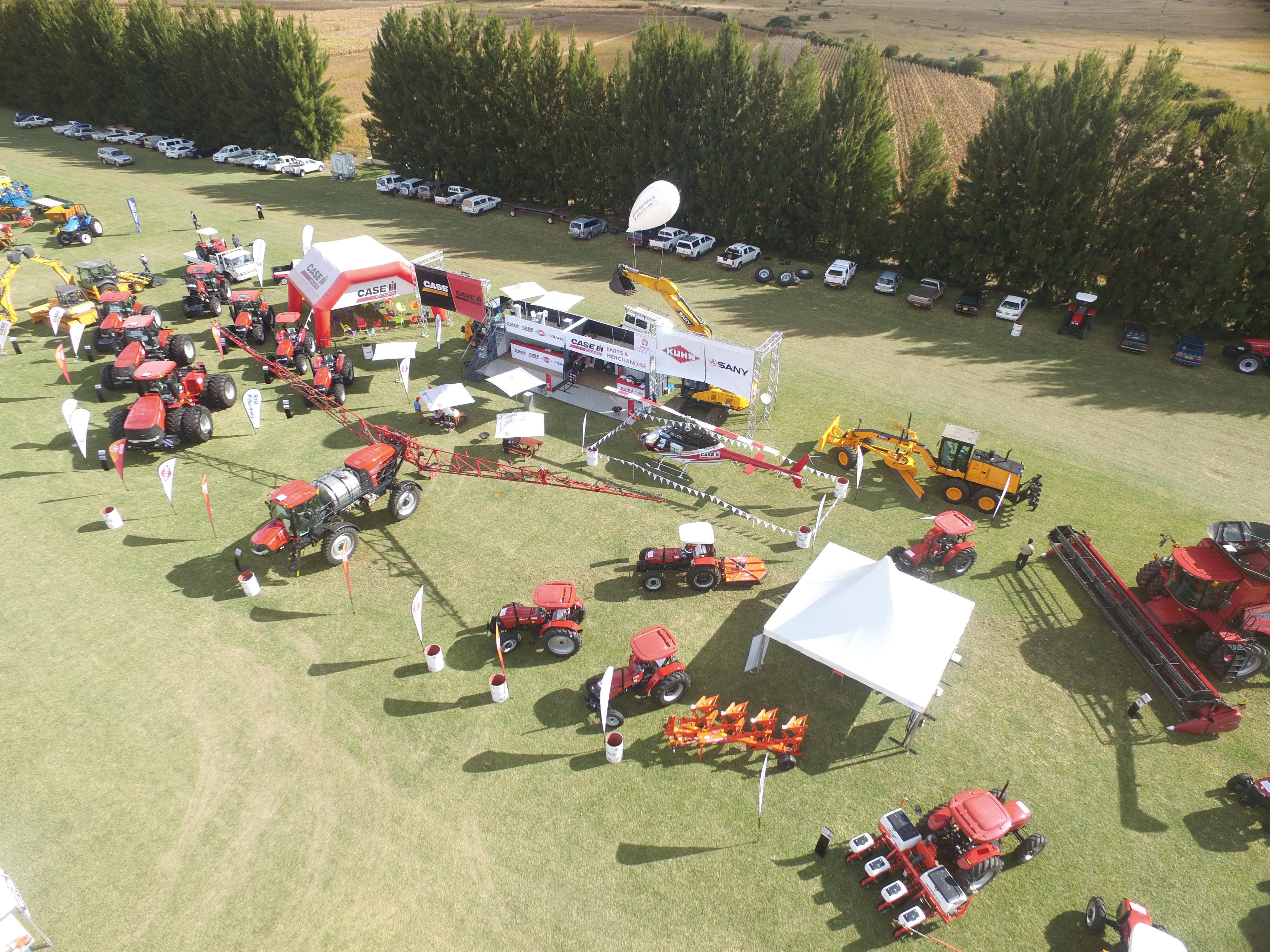 CASE IH ATTRACTS BIG CROWDS AT ADMA AGRISHOW 2016 IN HARARE  (AFRICA)