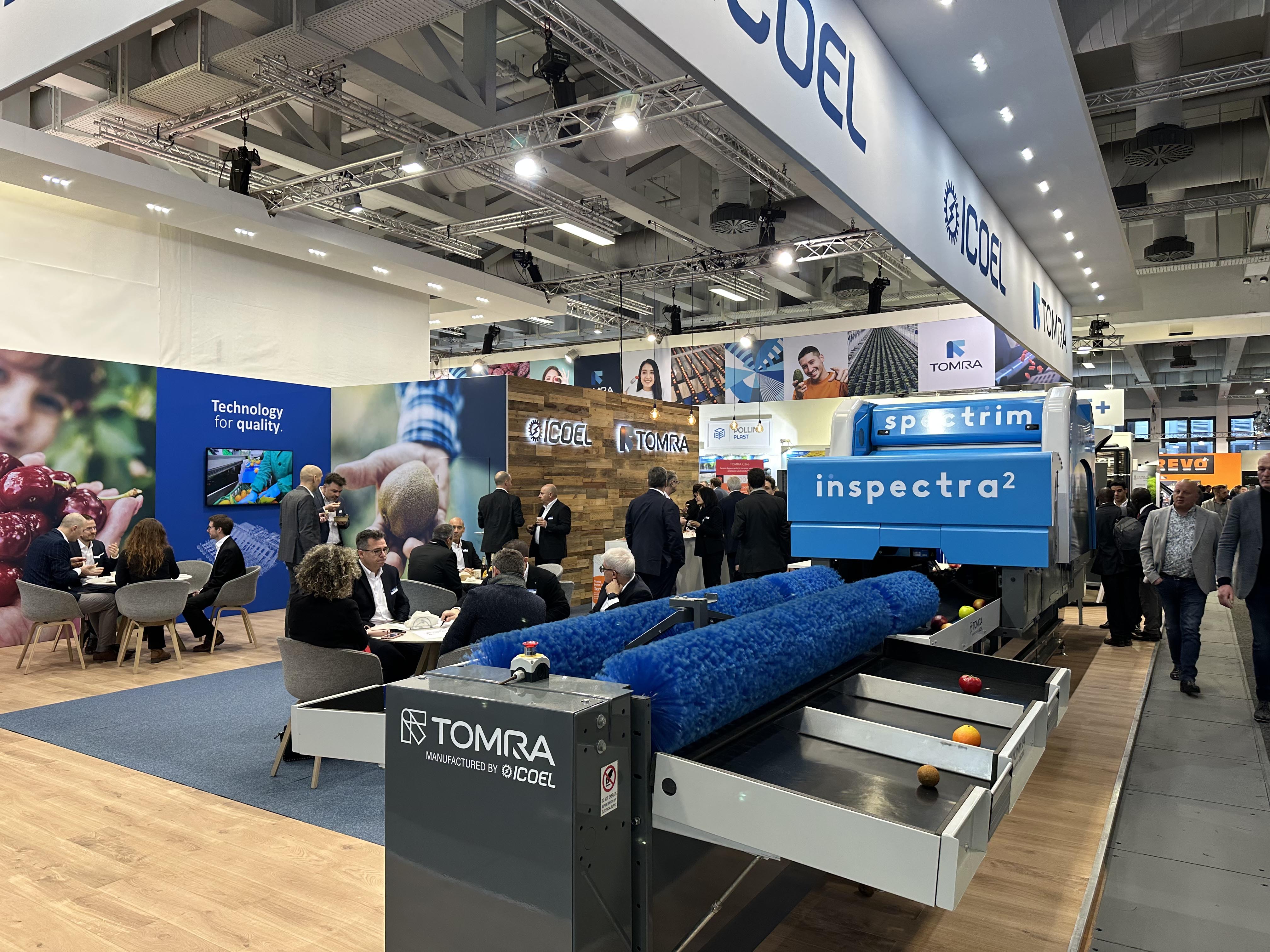 TOMRA Food SPOTLIGHTS ARTIFICIAL INTELLIGENCE AND DEMONSTRATES SORTING, GRADING, AND PACKING SOLUTIONS AT FRUIT LOGISTICA BERLIN